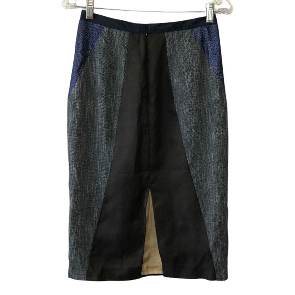 NWT TiA CiBaNi Patchwork Pencil Skirt MSRP $870 - Picture 2 of 6